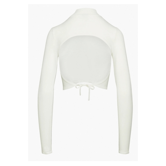 Aritzia Sunday Best Ellie Mock-Neck Open-Back Sweater - Espace - Picture 8 of 11